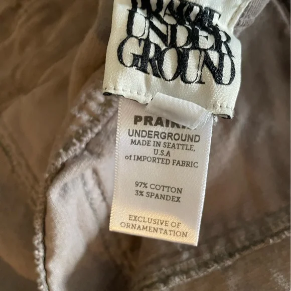 Prairie underground Carpenter Pant Corduroy in Cruiseliner. Size L. Runs 8-12. - Picture 6 of 8